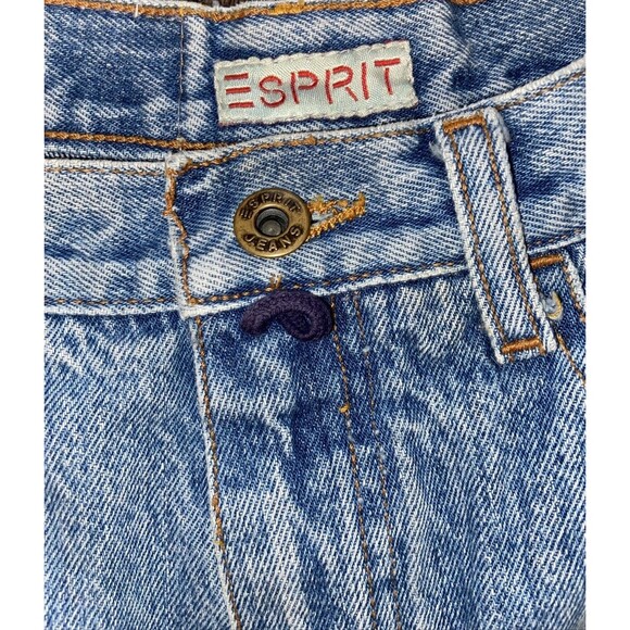 Vintage ESPRIT 90s blue jeans High Waist size 9 RN#46077 MADE IN MEXICO - Picture 3 of 14